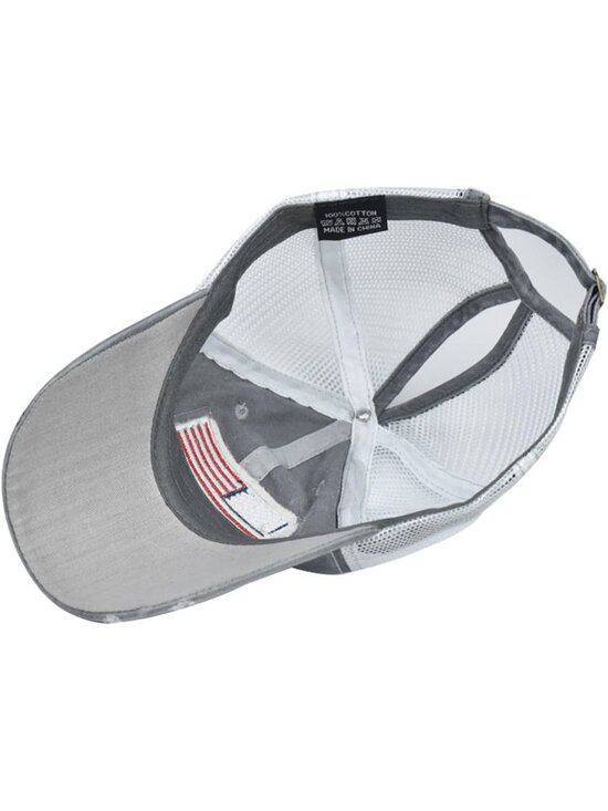 〽️Women Flag Gray High Ponytail Baseball Cap Trucker Bad Hair Day Adjustable main image 7